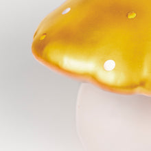 Load image into Gallery viewer, Egmont Lamp - Large Gold Mushroom w/ Plug