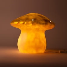 Load image into Gallery viewer, Egmont Lamp - Large Gold Mushroom w/ Plug