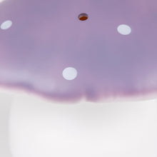 Load image into Gallery viewer, Egmont Lamp - Large Lavender Mushroom w/ Plug