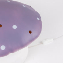 Load image into Gallery viewer, Egmont Lamp - Large Lavender Mushroom w/ Plug