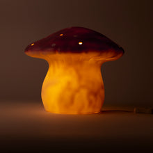 Load image into Gallery viewer, Egmont Lamp - Large Lila Mushroom w/ Plug