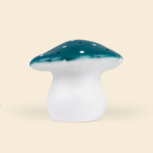 Load image into Gallery viewer, Egmont Lamp - Large Natural Teal Mushroom w/ Plug