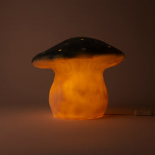 Load image into Gallery viewer, Egmont Lamp - Large Natural Teal Mushroom w/ Plug