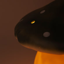 Load image into Gallery viewer, Egmont Lamp - Large Natural Teal Mushroom w/ Plug