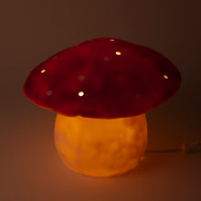 Load image into Gallery viewer, Egmont Lamp - Large Red Brick Mushroom w/ Plug