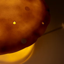 Load image into Gallery viewer, Egmont Lamp - Medium Chocolate Mushroom w/ Plug