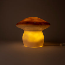 Load image into Gallery viewer, Egmont Lamp - Medium Chocolate Mushroom w/ Plug