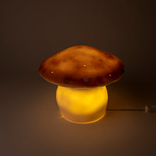 Load image into Gallery viewer, Egmont Lamp - Medium Chocolate Mushroom w/ Plug