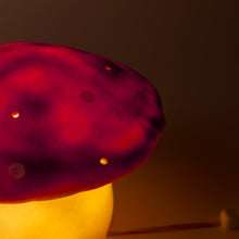 Load image into Gallery viewer, Egmont Lamp - Medium Cuberdon Mushroom w/ Plug