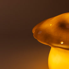 Load image into Gallery viewer, Egmont Lamp - Medium Gold Mushroom w/ Plug