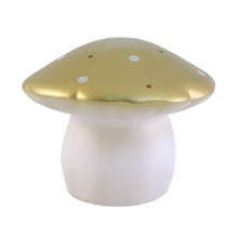 Load image into Gallery viewer, Egmont Lamp - Medium Gold Mushroom w/ Plug