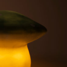 Load image into Gallery viewer, Egmont Lamp - Medium Natural Teal Mushroom w/ Plug