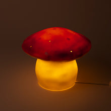 Load image into Gallery viewer, Egmont Lamp - Medium Red Brick Mushroom w/ Plug