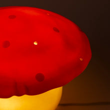 Load image into Gallery viewer, Egmont Lamp - Medium Red Mushroom w/ Plug