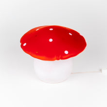 Load image into Gallery viewer, Egmont Lamp - Medium Red Mushroom w/ Plug
