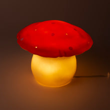 Load image into Gallery viewer, Egmont Lamp - Medium Red Mushroom w/ Plug