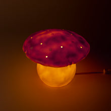 Load image into Gallery viewer, Egmont Lamp - Medium Vintage Pink Mushroom w/ Plug