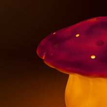 Load image into Gallery viewer, Egmont Lamp - Medium Vintage Pink Mushroom w/ Plug