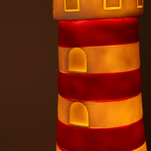 Load image into Gallery viewer, Egmont Lamp - Red Lighthouse  w/ Plug