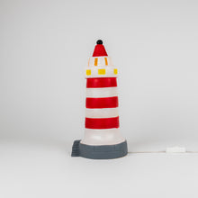 Load image into Gallery viewer, Egmont Lamp - Red Lighthouse  w/ Plug
