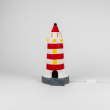 Load image into Gallery viewer, Egmont Lamp - Red Lighthouse  w/ Plug
