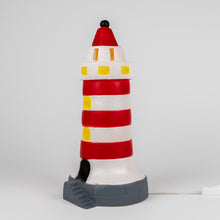 Load image into Gallery viewer, Egmont Lamp - Red Lighthouse  w/ Plug