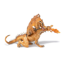 Load image into Gallery viewer, Papo France Two Headed Dragon Gold