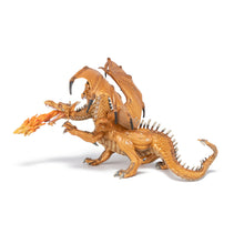 Load image into Gallery viewer, Papo France Two Headed Dragon Gold