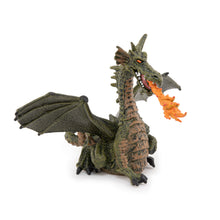 Load image into Gallery viewer, Papo France Green Winged Dragon With Flame