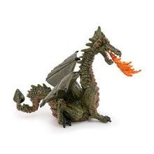 Load image into Gallery viewer, Papo France Green Winged Dragon With Flame