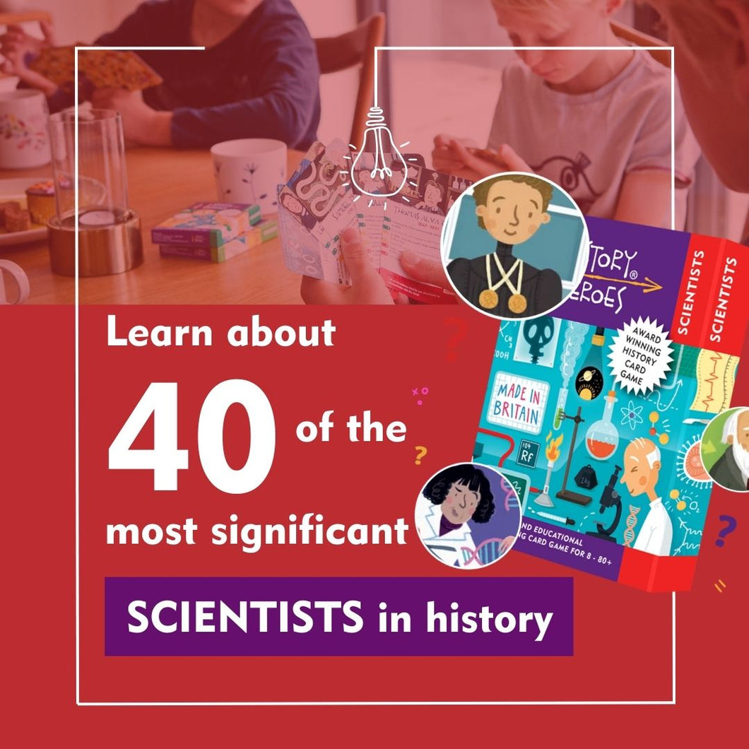 History Heroes Scientists Card Game