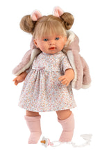 Load image into Gallery viewer, Llorens 16.5&quot; Soft Body Crying Baby Doll Alexandra