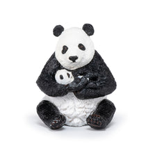 Load image into Gallery viewer, Papo France Sitting Panda And Baby