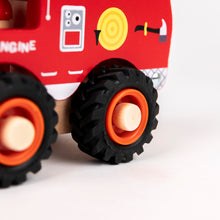 Load image into Gallery viewer, Egmont Toys Wooden Fire Engine