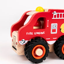 Load image into Gallery viewer, Egmont Toys Wooden Fire Engine
