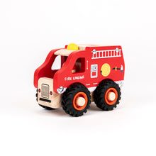 Load image into Gallery viewer, Egmont Toys Wooden Fire Engine