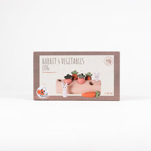 Load image into Gallery viewer, Egmont Toys Rabbit and Vegetables Log