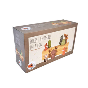 Egmont Toys Forest Animals In A Log
