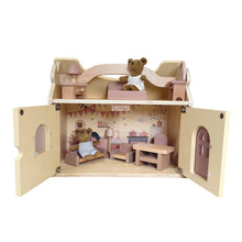 Load image into Gallery viewer, Egmont Toys Wooden House with Plush Bears
