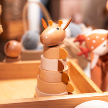 Load image into Gallery viewer, Egmont Toys Wooden Pyramid Giraffe Leonie