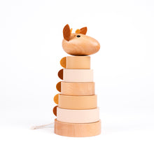 Load image into Gallery viewer, Egmont Toys Wooden Pyramid Giraffe Leonie