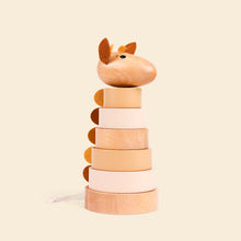 Load image into Gallery viewer, Egmont Toys Wooden Pyramid Giraffe Leonie