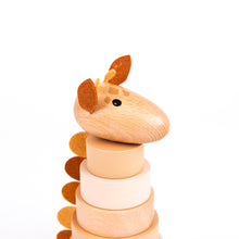 Load image into Gallery viewer, Egmont Toys Wooden Pyramid Giraffe Leonie