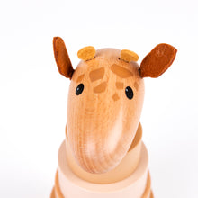 Load image into Gallery viewer, Egmont Toys Wooden Pyramid Giraffe Leonie