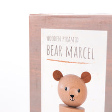 Load image into Gallery viewer, Egmont Toys Wooden Pyramid Bear Marcel