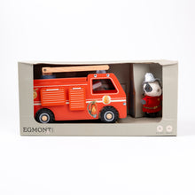 Load image into Gallery viewer, Egmont Toys Large Fire Truck w/ Miniature Friend