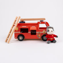 Load image into Gallery viewer, Egmont Toys Large Fire Truck w/ Miniature Friend