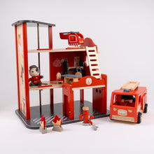 Load image into Gallery viewer, Egmont Toys Large Fire Station w/ Accessories