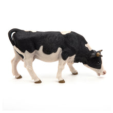 Load image into Gallery viewer, Papo France Black And White Grazing Cow
