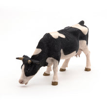 Load image into Gallery viewer, Papo France Black And White Grazing Cow